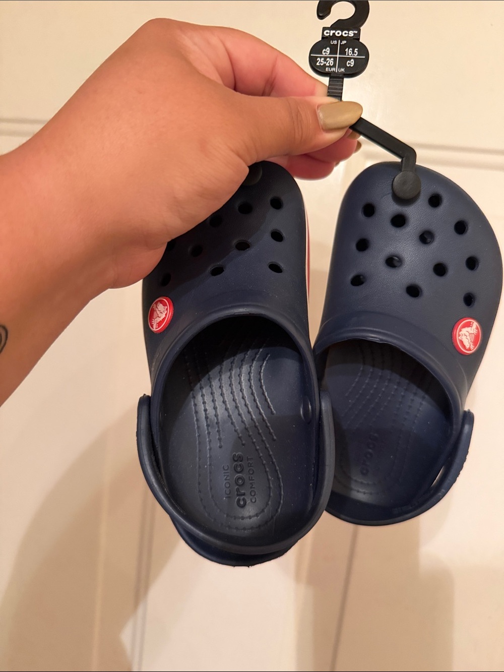 CROCS Kids Classic Clog in Navy Blue